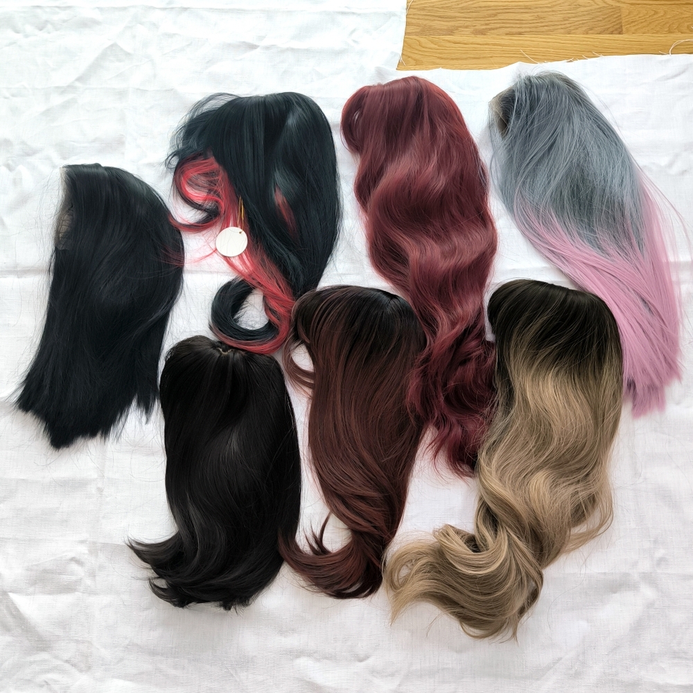 Synthetic wig bundle